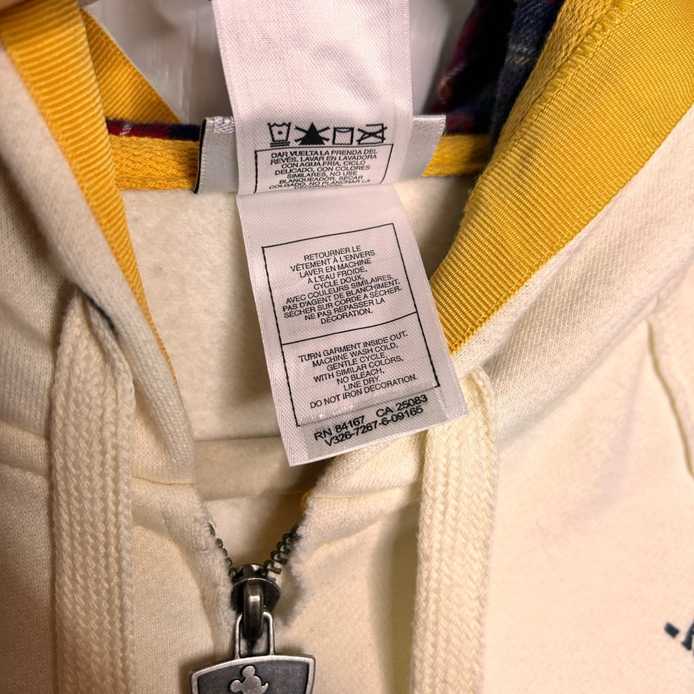 Walt Disney World Disneyland Resort Mickey 28 Hooded
Sweatshirt XL Hoodie Zip Up - Picture 4 of 13